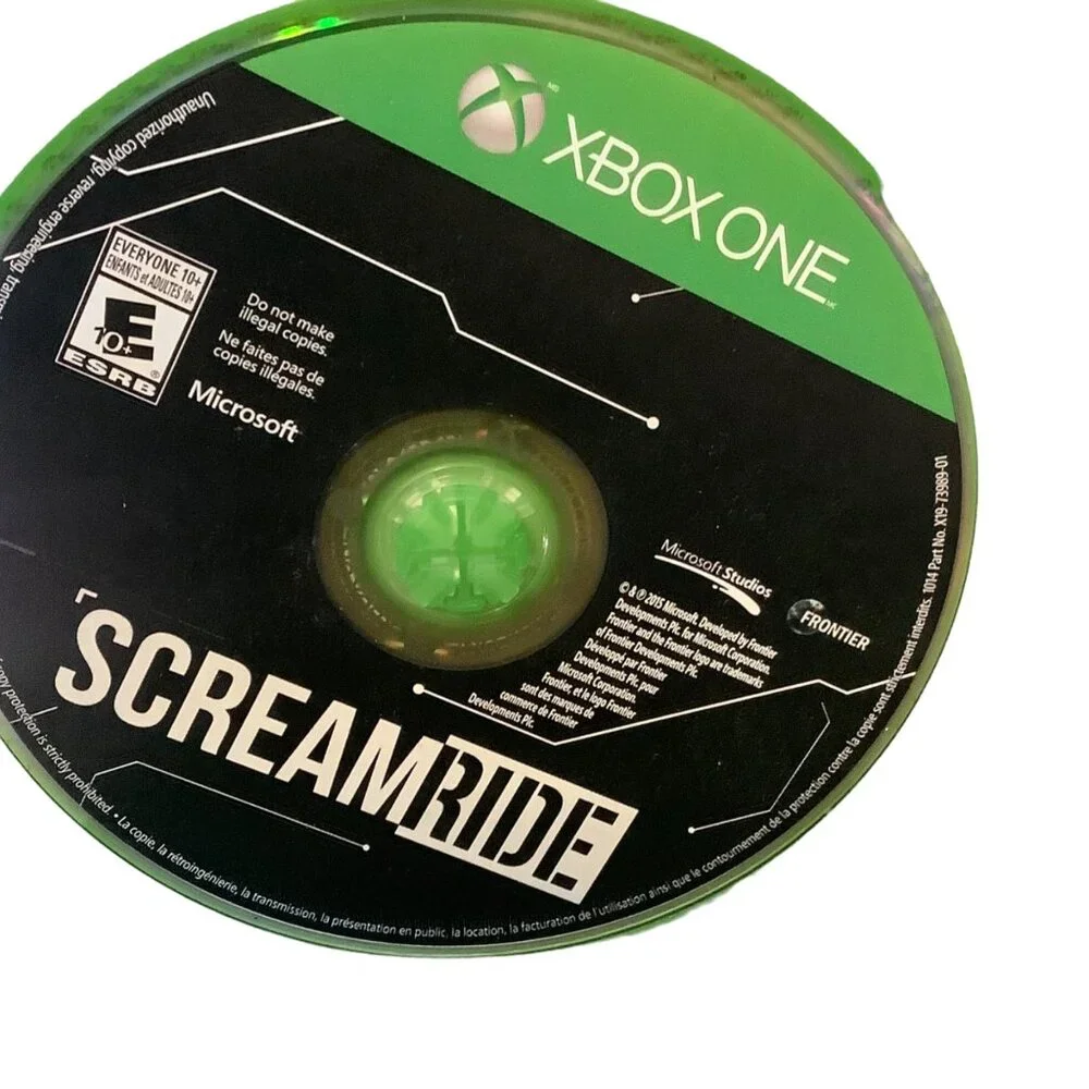 ScreamRide Xbox One Blu-ray Disc Microsoft Studios Mild Violence‎ Age 10+